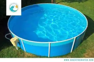 garden pool round in shape